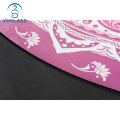 Yugland Anti Slip Foldable Custom Imprimé Eco Friendly Washable Natural Natural Yoga Mat avec sangle de transport